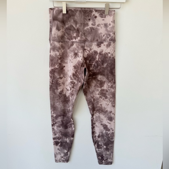 lululemon athletica Pants - Lululemon Align Super-High-Rise Pant 28" Diamond Dye Bery Lunar Rock size 8